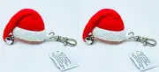 2 Bath Body Works SANTA HAT Pocketbac Sanitier Holder Cary Case Clip