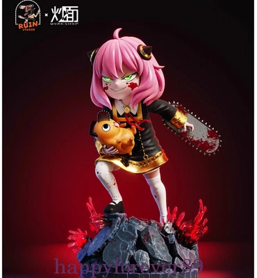 RUIN Studio SPYxFAMILY Anya Forger Cos Chainsaw Man Model Pre-order H19cm New