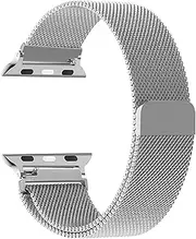 HRBTBGPULX Correa De Acero Inoxidable Para Apple Watch 44mm 40mm Watch Strap