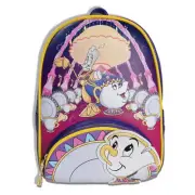 Loungefly Beauty and the Beast 1991 Be Our Guest Mini Backpack Multicolor