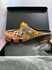 CROCS Demon Slayer Zenitsu Clog Unisex Shoes Size M12 New!