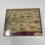 Smithsonian Aquarius "Dinosaurs" 1000 Piece Jigsaw Puzzle, New Factory Sealed