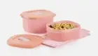 Tupperware CrystalWave Microwave PLUS Mini Rectangular Container Set of 2 New