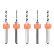1.65mm Tungsten Carbide CNC Engraving Print Circuit Board PCB Drill Bits 5 Pcs