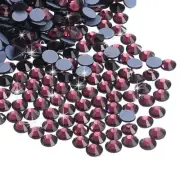 2880 Pcs Hotfix Rhinestones Flatback Crystal Glass Gems SS6 2mm,Dark Purple