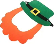 1 Set Funny Fake Mustache Stickers Has St Patricks Day Hats Saint Patricks Day Props Saint Patricks Day Party Favors Wizard Beard St Patrick's Day Hat Fake Beard Costume Beard Felt