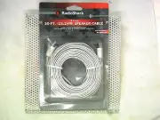 NEW Radio Shack 18ga. 50ft. 18-Gauge Speaker Cable RCA Phono Male-M 4201126