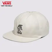 在飛比找momo購物網優惠-【VANS 官方旗艦】Skate Dog 男女款米白色棒球帽