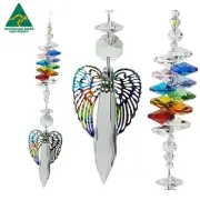 Rainbow Angel crystal suncatcher gift, #5, hanging suncatchers made in Australia