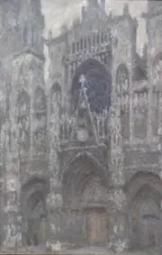 Claude Monet - The Cathedral in Rouen Giclee Fine Art Print on Canvas 36"