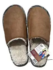 Feelgoodz Men’s Meridian Sherpa Mule Slipper Whitecap Size 8-9