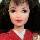 1995 Happy New Year Japanese Steffi Face Barbie Mattel # 14024 NRFB New