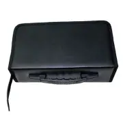 128 disc CD DVD BluRay Blu ray Disc Zipper Bag Holder Wallet Storage pu leather