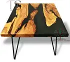 Square Epoxy Table Resin table Epoxy Coffee Table for Home Decor