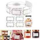 250/500PCS Jam Label Food Freezer Label Non adhesive Jar Kitchen DIY Decoration