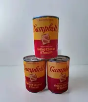 3 Cans Campbell's Limited Edition Grilled Cheese & Tomato Soup