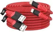Lightning Cable 2M 2Pack, Iphone Charging Cable Mfi Certified USB a to Lightning