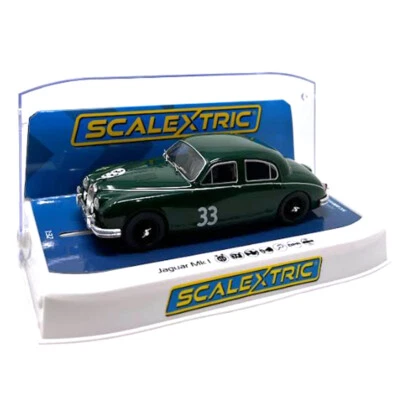Scalextric C4506 Jaguar MK1 - Mike Hawthorn 1/32 Slot Car