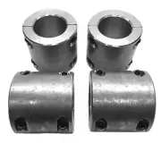 4 Steel tube clamps bolt on 1.50" 1 1/2" roll cage mounts lightbar tire mount