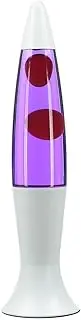 Easylight Lava lamp glass aluminum white purple red youth living room H:40cm G9 included atmospheric retro table lamp party room ROXY