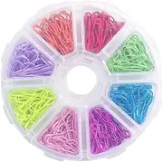 jojofuny Stainless Steel Calabash Pins 320pcs Simple Office Clips for Home School