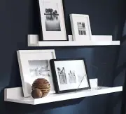 -NIB- Pottery Barn HOLMAN 36" Floating Picture Ledge Shelf White