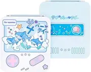 GeekShare Portable Switch Game Card Case-Switch Game Holder Case with 12 Game Card Slots-Game Card Cartridge Carrying Storage Box Compatible with Switch - Shark Party