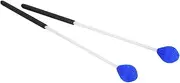 Generic Drum Mallets, Drum Kit Sticks Musical Instruments Accessory Percussion Mallets Set, with Fiberglass Handles Keyboard Marimba, for Beginners