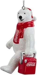 Coca-Cola® Polar Bear With Cooler Ornament