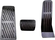 Pedals Pads For Mazda 3 BP For Axela CX30 For CX-30 2019-2023 Car Foot Pedal Accelerator Fuel Brake Pedals Cover Non Slip Pad Pedal Pad Covers(AT 3pieces Black)