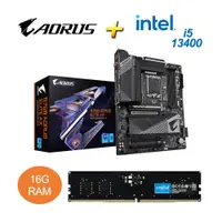 在飛比找PChome24h購物優惠-(組合)技嘉B760 AORUS ELITE AX主機板+盒