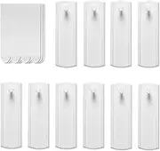 Universal Frame Hanger,POATOW 10 Picture Hangers with 12 Removable Adhesive Strips,Damage Free Picture Hanging Hooks Heavy Duty,No Nails Picture Hooks