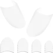 [Teuena] 8 Pairs Shoe Tree Plastic, crease protectors shoe stretcher, Transparent shoe shaper, Four Sizes - Stretchers Maintain Shape Guards Fit for Men Women Adult Kids Shoes - Family Set, Transparent, One