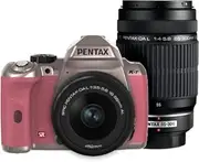 PENTAX DSLR Camera K-r W Zoom Kit Silver/Pink 110 K-rWZK SL/PK110