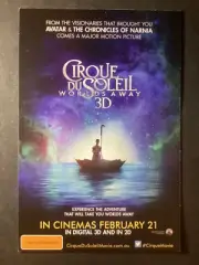 MOVIE / FILM POSTCARD, Cirque du Soleil Worlds Away in 3D, 2012