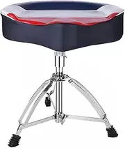 Drum Throne with Adjustable Height Removable Seat and Foam Cushion Double Braced Tripod Legs