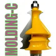1 pc 1/2" SH Specialty Face Base MC Molding Router Bit sct-888