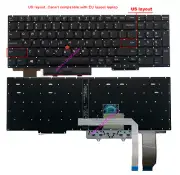 New for lenovo IBM Thinkpad E15 (2020 year) laptop US backlit keyboard no frame