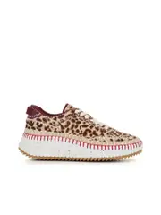 Chloé Animal Print Flatform Sneakers
