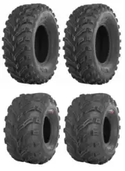 New Complete Set of GBC Dirt Devil Tires - 1988-2000 Honda TRX300 4x4