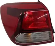 TDTAPN Tail Light Rear Lamp Rear Bumper Light Compatible for KIA Rio 2017-2022 Taillight Assembly No Bulb 5 Door Hatchback 92401-H9010 92402-H9010(Left)