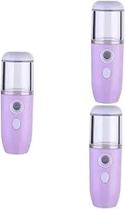 minkissy 3 Pcs Nano Facial Mister Portable Rechargeable Face Humidifier Facial Steamer Mini Ultrasonic Face Moisturizing for Daily Use