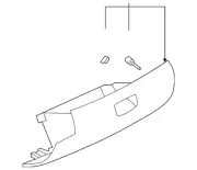 Genuine Mitsubishi Glove Box Assembly 8006A124YA