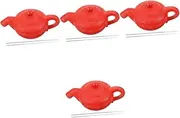 Toddmomy 4 Sets Hanging Teapot Fountain Decorative Invisible Tabletop Fountain Desktop Tabletop Fountain Decoration Decorative Floating Tabletop Fountain Teapot Fountain Decor Teapot Decor