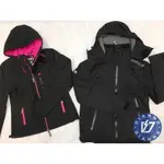 帝安諾 - 極度乾燥 SUPERDRY 男女款 防風 防潑水 防寒 連帽外套 風衣外套 保暖衝鋒衣 外套 黑桃 黑灰【APP下單享4%點數】