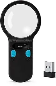 Animal Microchip Pet Tag Scanner ID Reader RFID EMID Animal Handheld Reader BT+USB+2.4G Connect 128 Tags Information Storage Function OLED Screen 134.2kHz Standard FDX-B ISO11784/ISO11785 Dog C