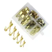 130 Pcs Wire Pin Picture Hook Hanging Solutions Heavy Duty Hangers