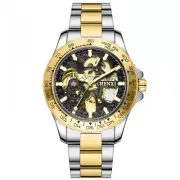 CHENXI Men Watch Mechanical Automatic Gold Watch Casual Steel Males Wristwatch