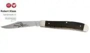 ROBERT KLAAS GERMAN SOLINGEN US TRAPPER FOLDING POCKET KNIFE / BOG OAK **NEW**