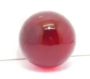 1X 80mm Red Crystal Sphere Balls